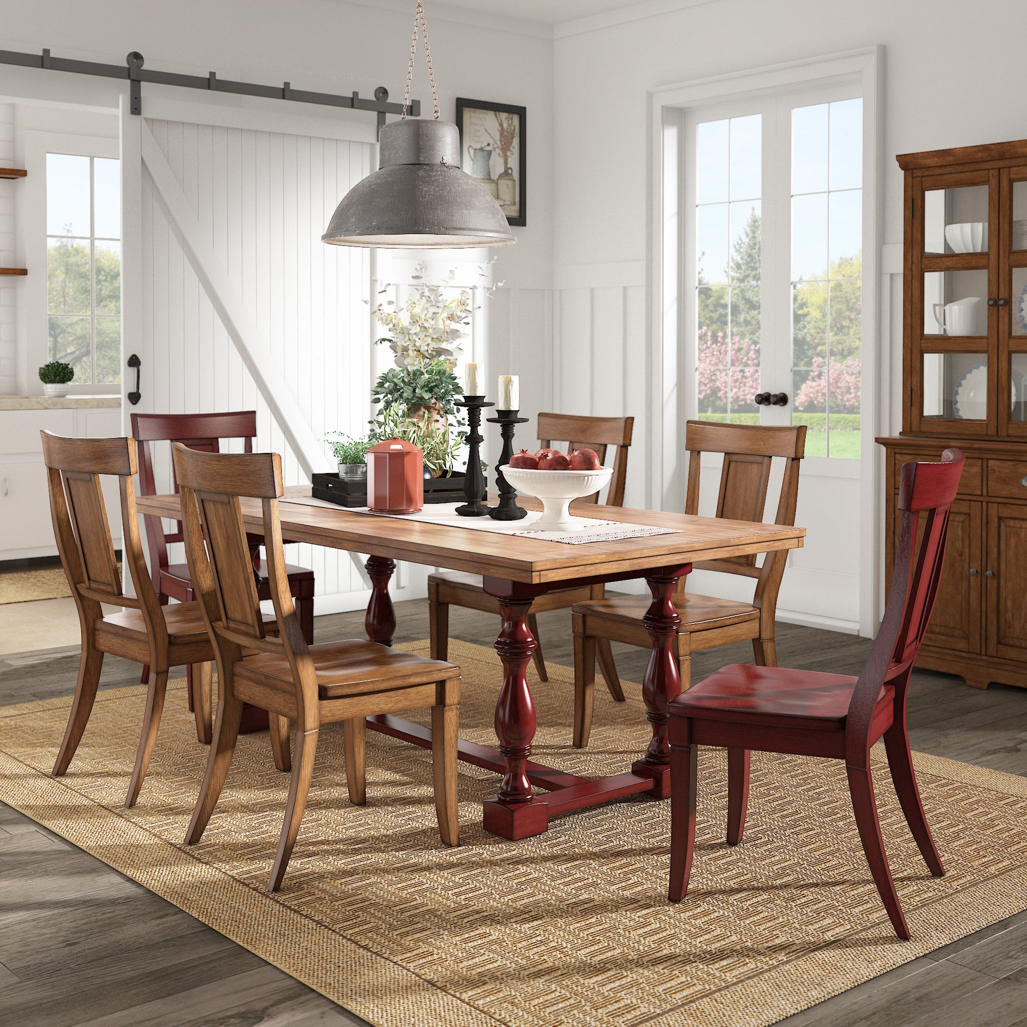 Paloma salvaged reclaimed wood rectangular trestle dining set by inspire q online artisan