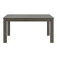 60" Wood Finish Parson Dining Table - Gray