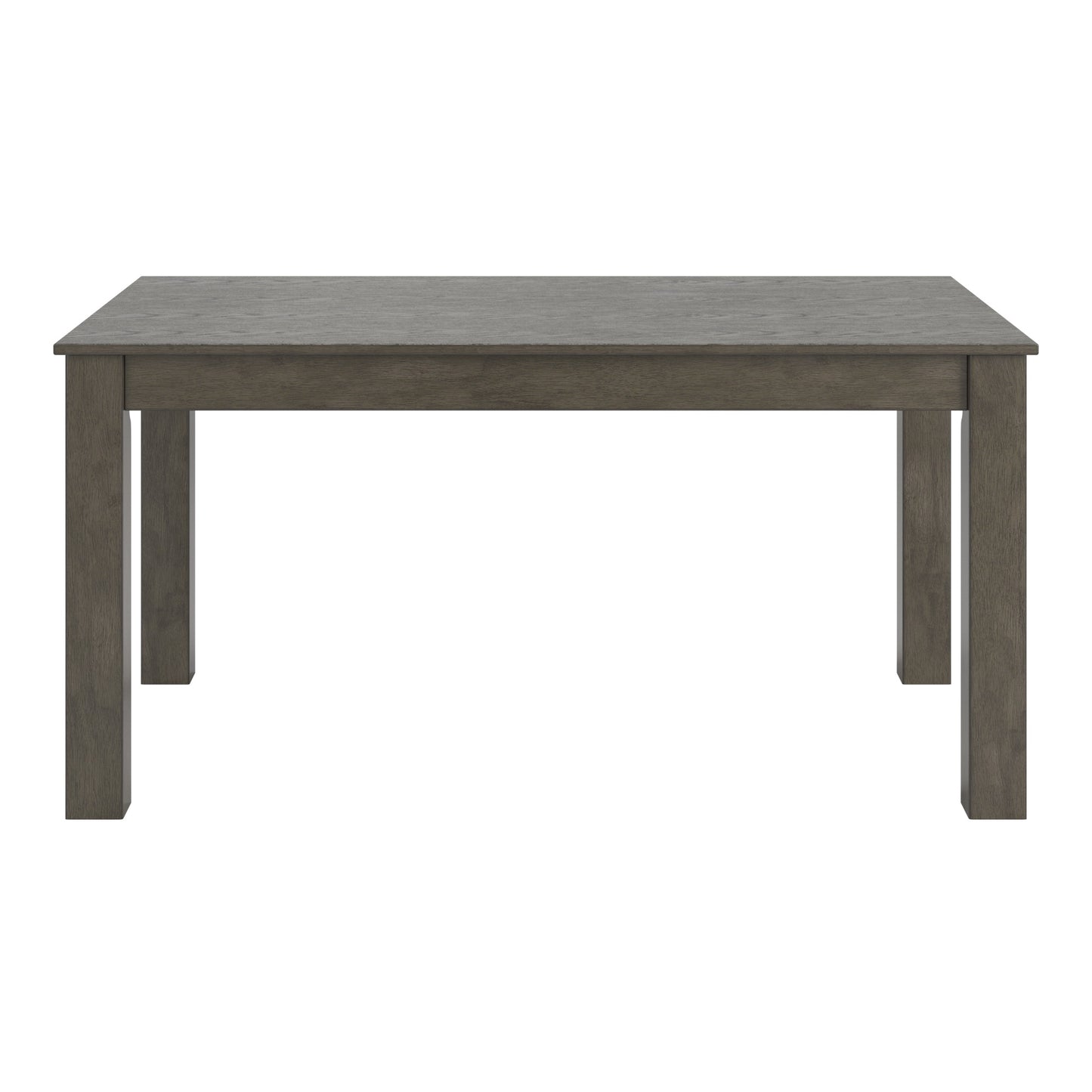 60" Wood Finish Parson Dining Table - Gray