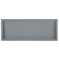 Velvet Cushion Storage Bench - Gray