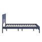 Horizontal Panel Platform Bed - Twilight Blue, Queen