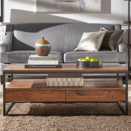 Rustic Brown Coffee Table