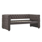 Tufted Nailhead Daybed - Dark Gray Linan, No Trundla