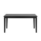 Wood Black Dining Table - Rectangular, 60-inch