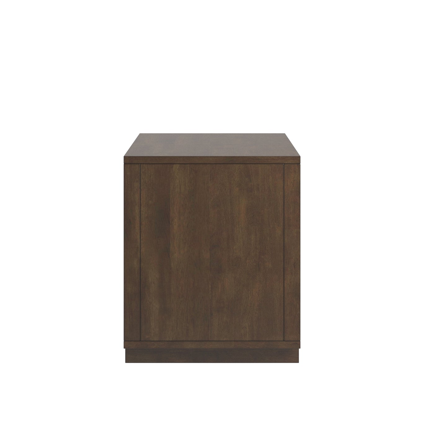 Danish-inspired Modern 1-Drawer Nightstand - Walnut Finish