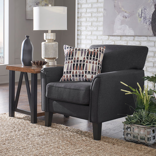 Modern Accent Chair - Dark Gray Linan