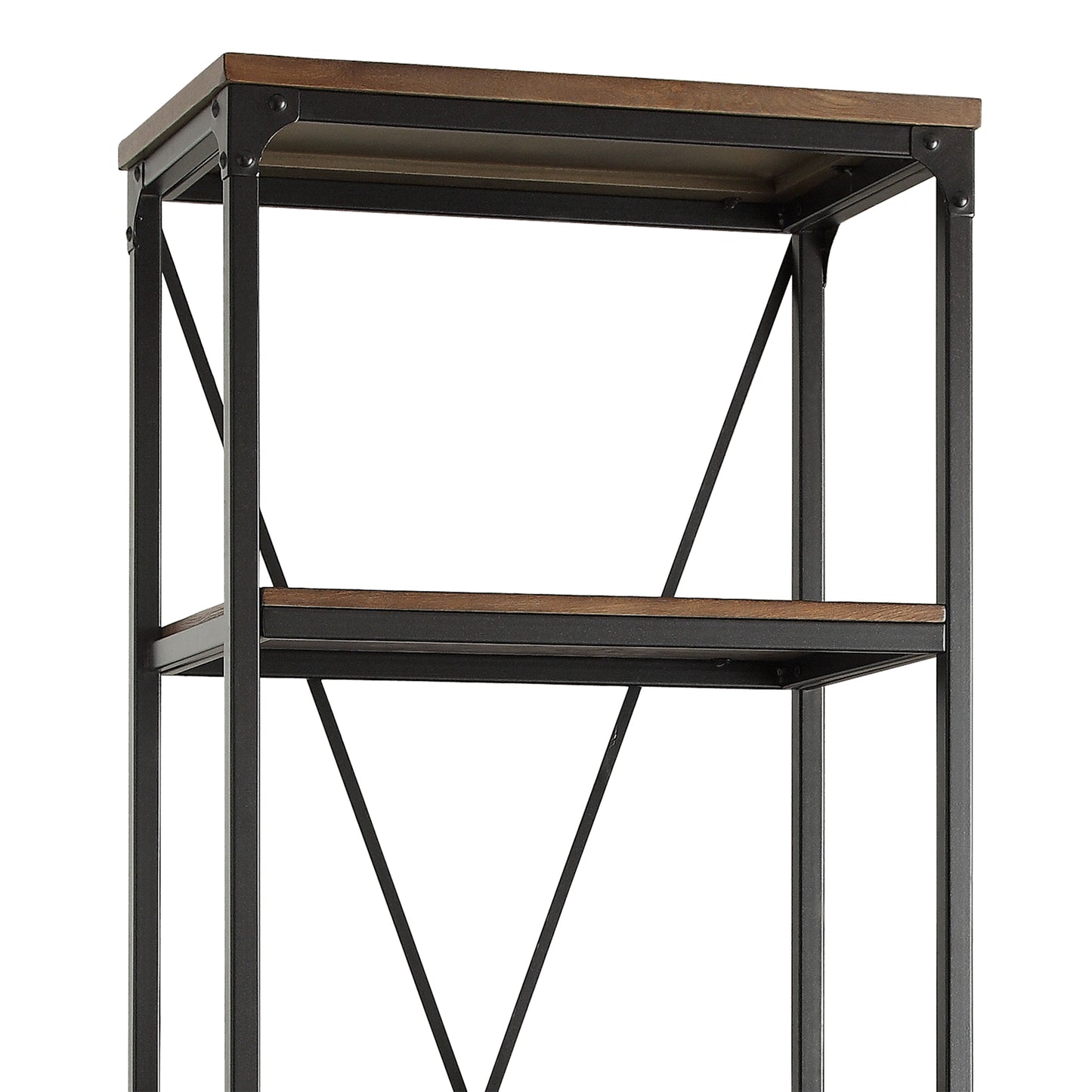 Industrial Modern Rustic 26-inch Bookcase - 26-Inch