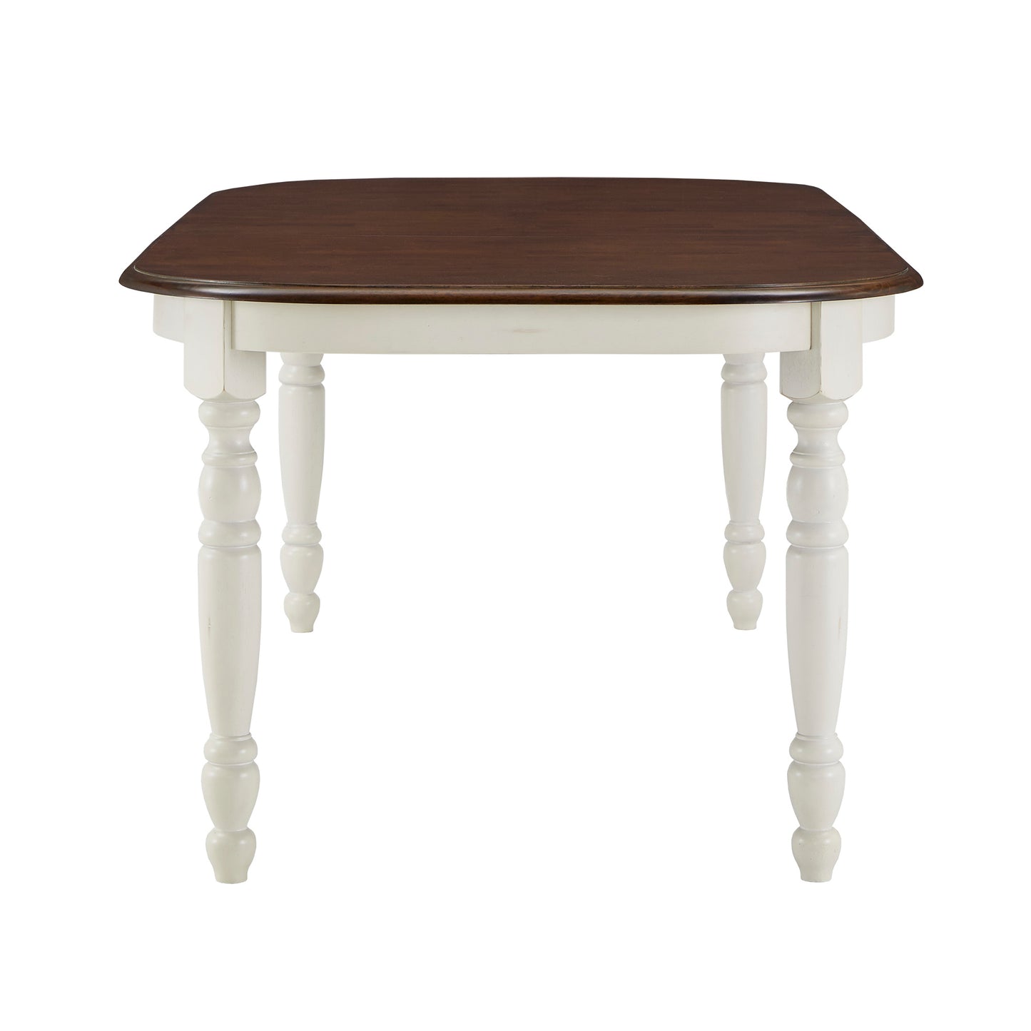 Two-Tone Extending Dining Table - Antique White