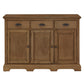 Wood Cabinet Buffet Server - Oak Finish