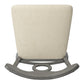 Napoleon Back Wood Swivel Bar Stool - Antiqua Gray Finish