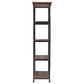 Vintage Industrial Rustic 40-inch Bookcase - Brown Finish