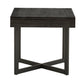 Wood Finish Tables with Drawers - Black Finish, End Table and Coffee Table Set