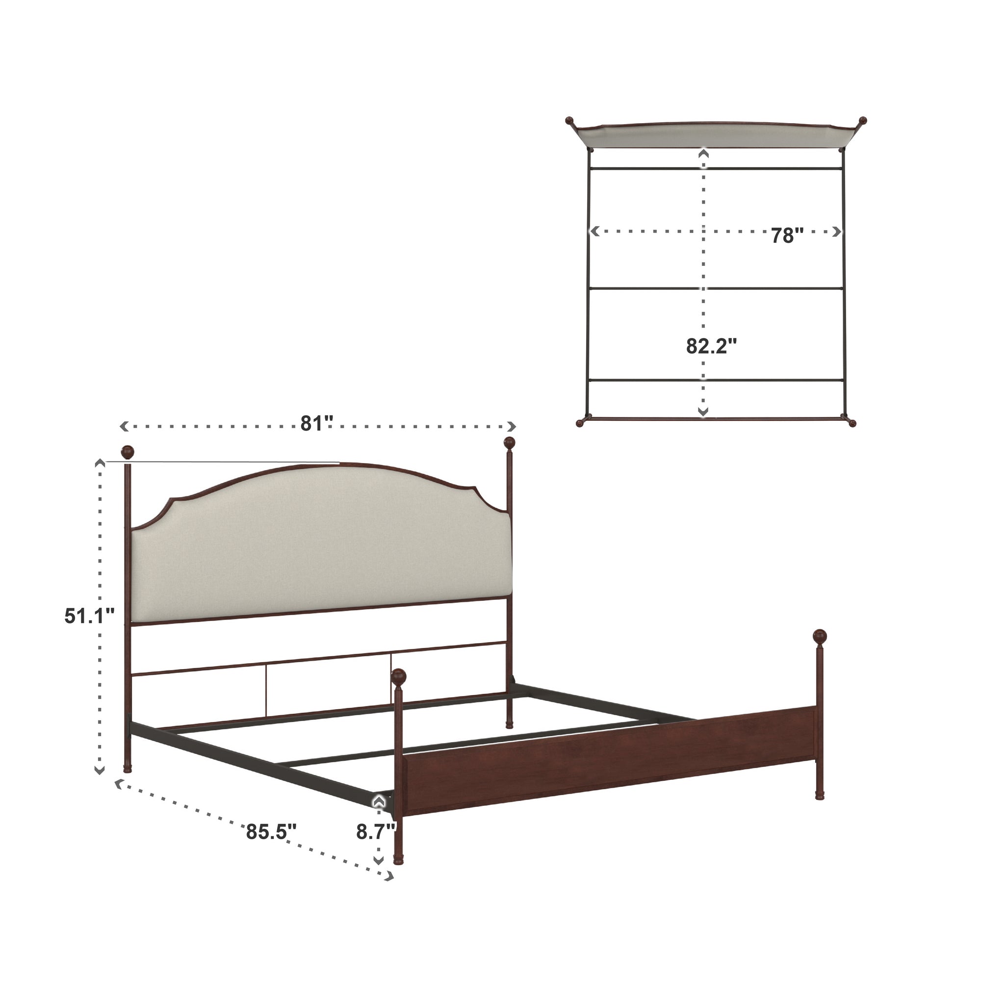 Granite range deals four poster bed