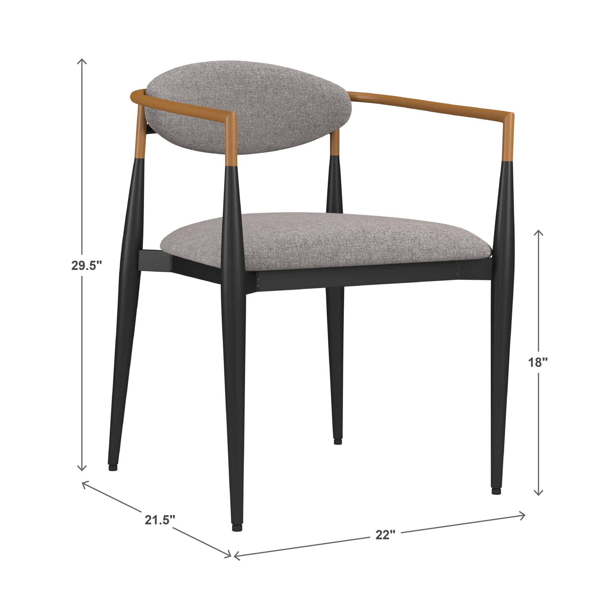 Black and copper dining chairs online