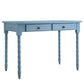 2-Drawer Helix Legs Office Desk - Blue