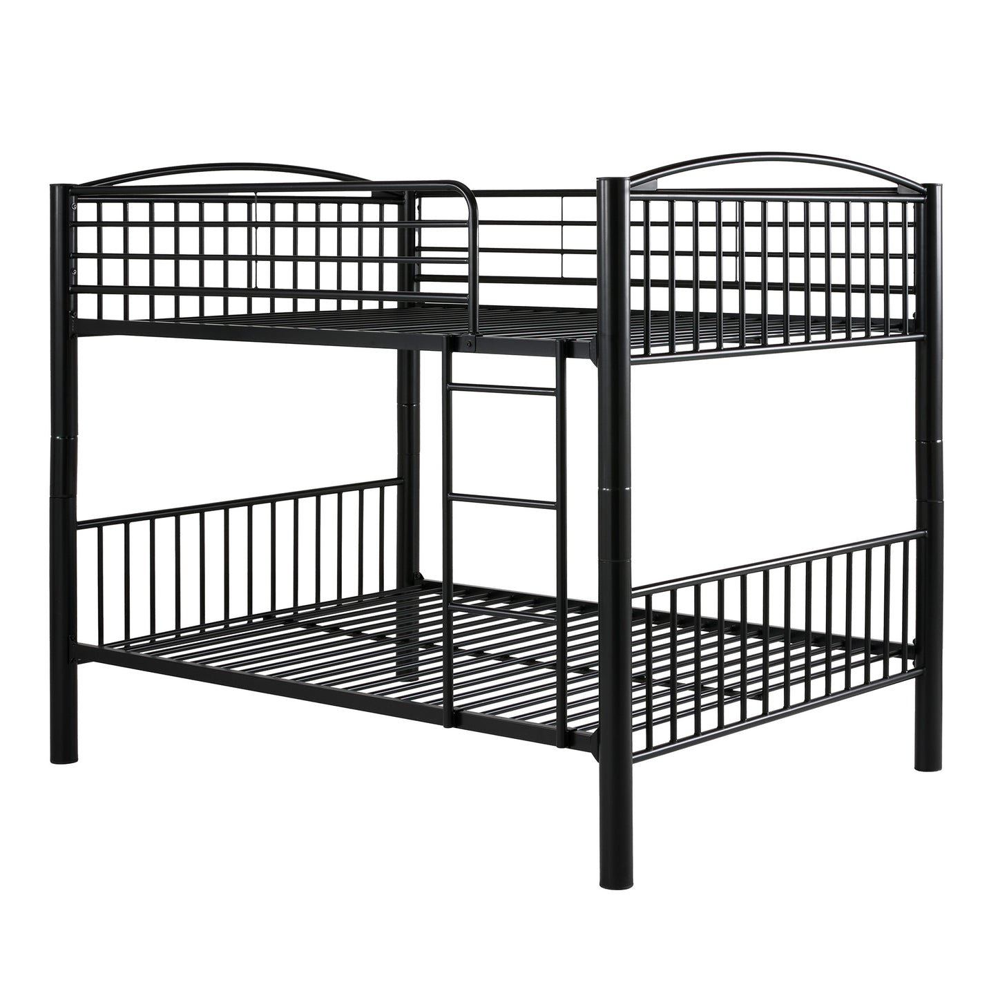 VersaFlex Metal Bunk Bed - Black, Convertible Full over Full