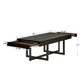 Wood Finish Tables with Drawers - Black Finish, Coffee Table Only