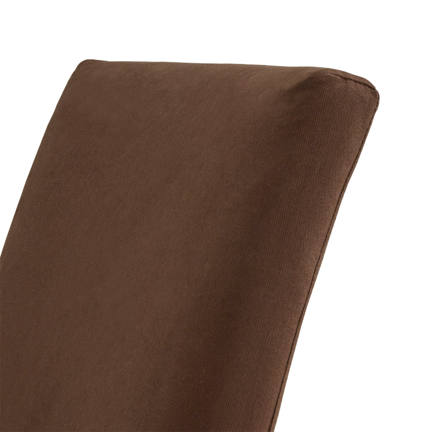 Fabric Upholstered Parsons Dining Chairs (Set of 2) - Brown Slipcover