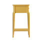 1-Drawer Wood Storage End Table - Banana Yellow