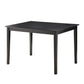 Wood Black Dining Table - Rectangular, 48-inch