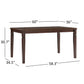 Espresso Finish Rectangular Dining Table