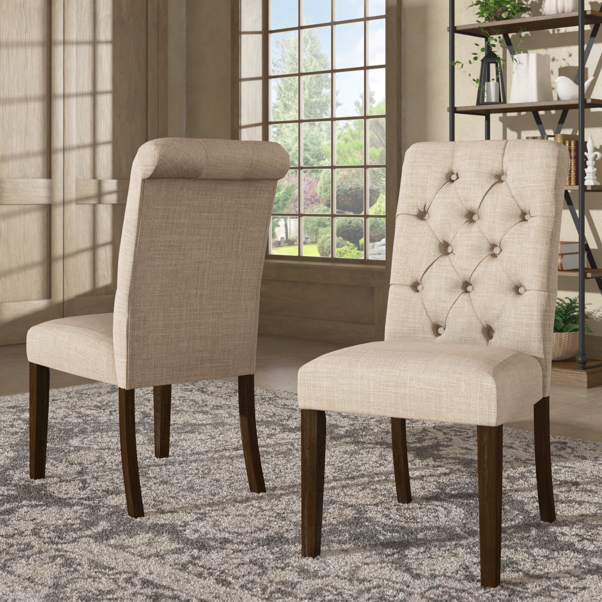 Parsons chairs set of 2 sale