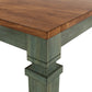 Solid Wood 48-65.7" Extendable Counter Height Dining Table - Antique Sage