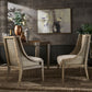 Antiqua Gray Oak Cana Accant Chairs (Sat of 2)