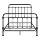 Graceful Lines Victorian Metal Bed - Black Finish, Full Size (Full Size)