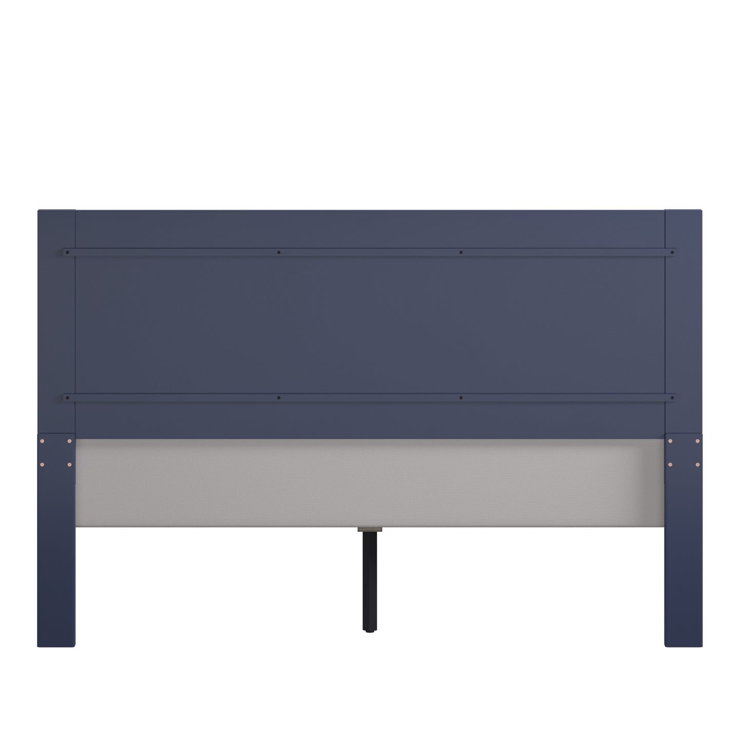 Horizontal Panel Platform Bed - Twilight Blue, Queen