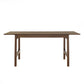 Modern Scandinavian Wood Finish 71" Dining Table - Walnut Veneer