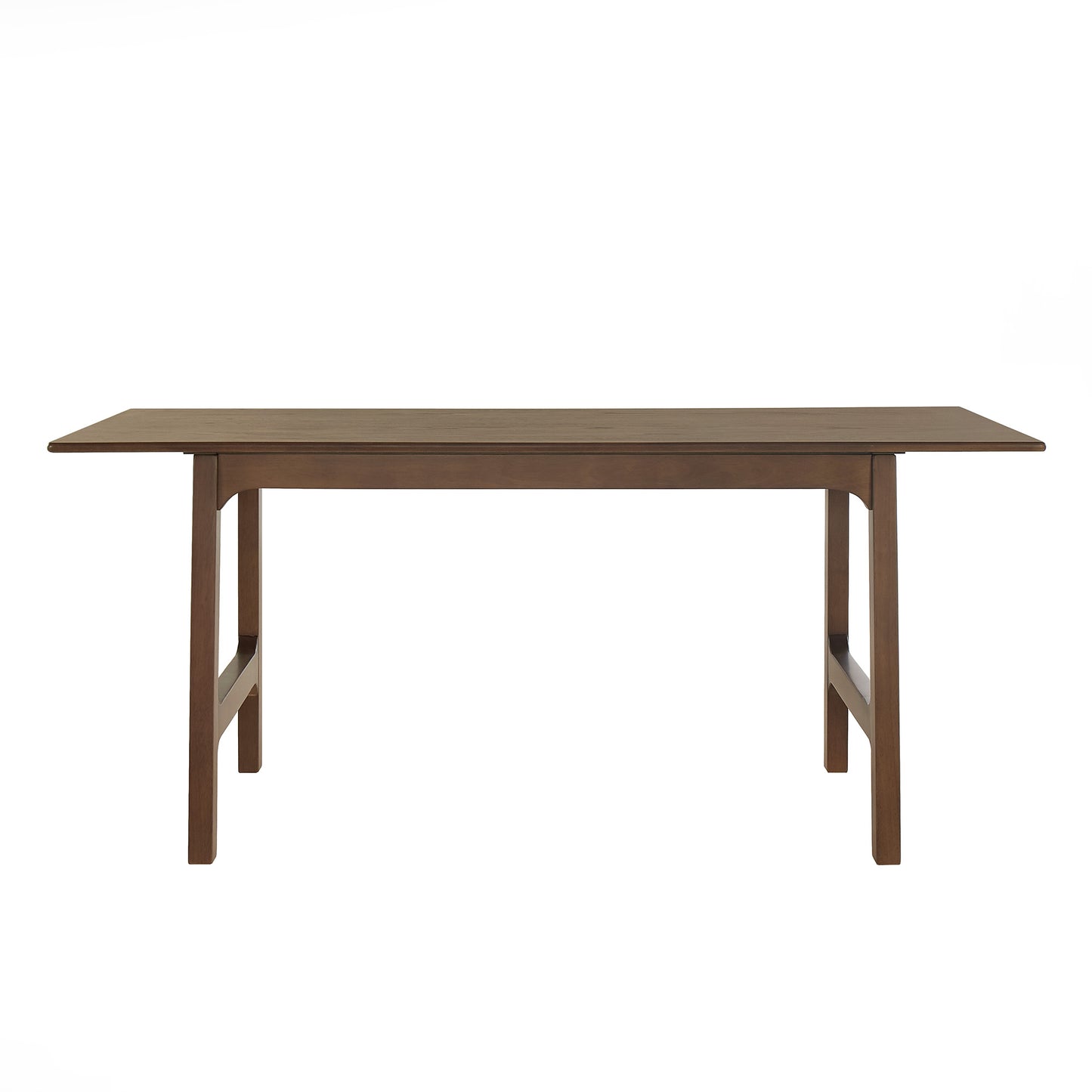 Modern Scandinavian Wood Finish 71" Dining Table - Walnut Veneer