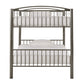 VersaFlex Metal Bunk Bed - Gray, Convertible Full over Full