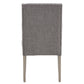 Tufted Linen Upholstered Side Chairs (Set of 2) - Gray Linen