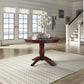 Round Pedestal Base Dining Table - Antique Berry Finish