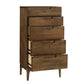 Persian Walnut 5-Drawer Chest