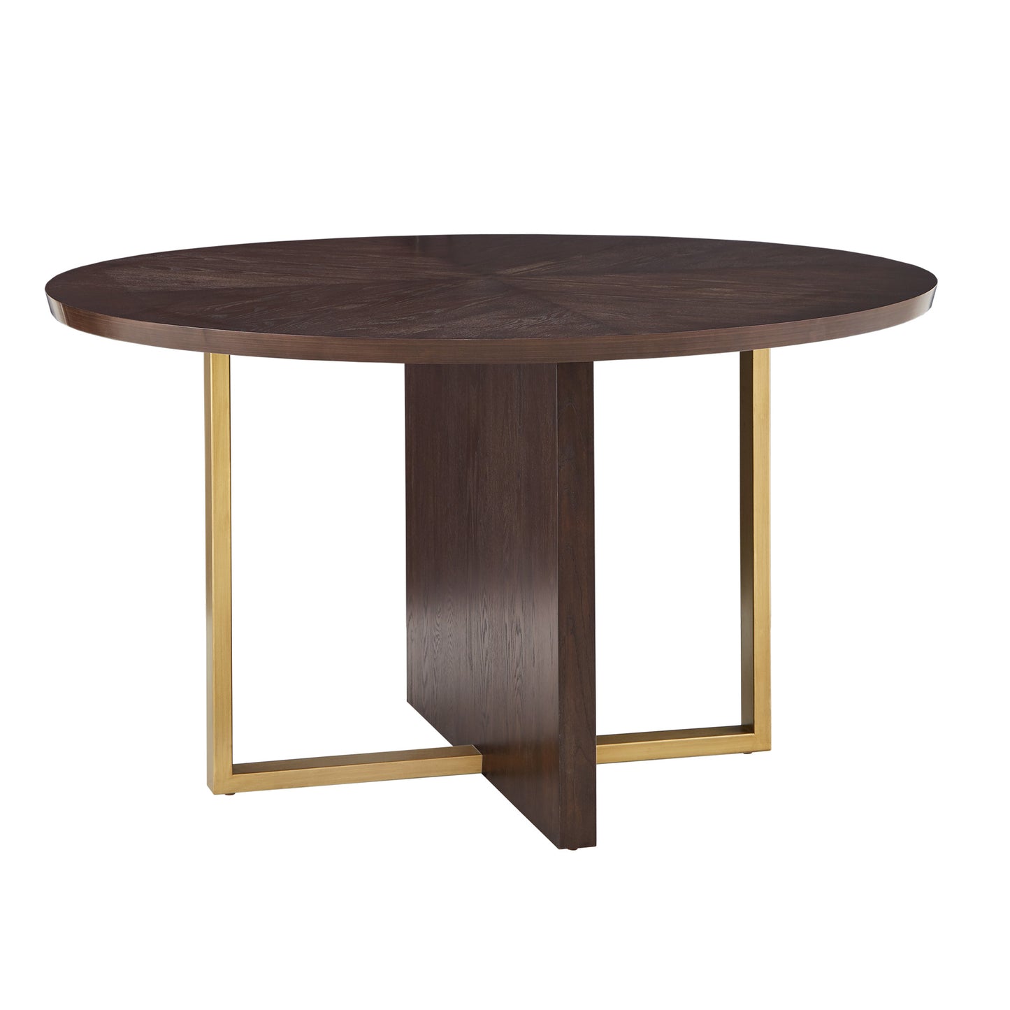 Espresso 54-inch Round Dining Table