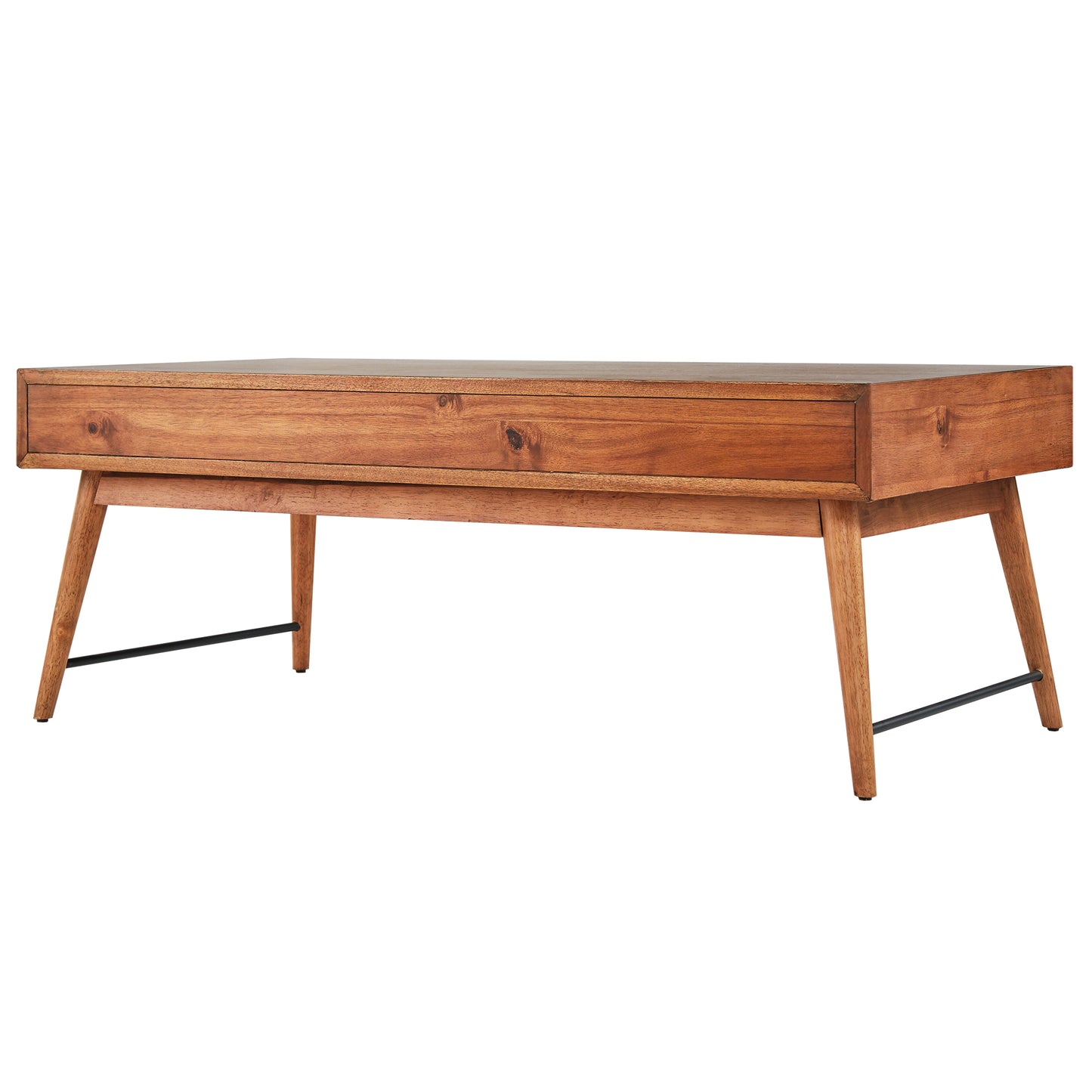 Wood 2-Drawer Coffee Table - Brown