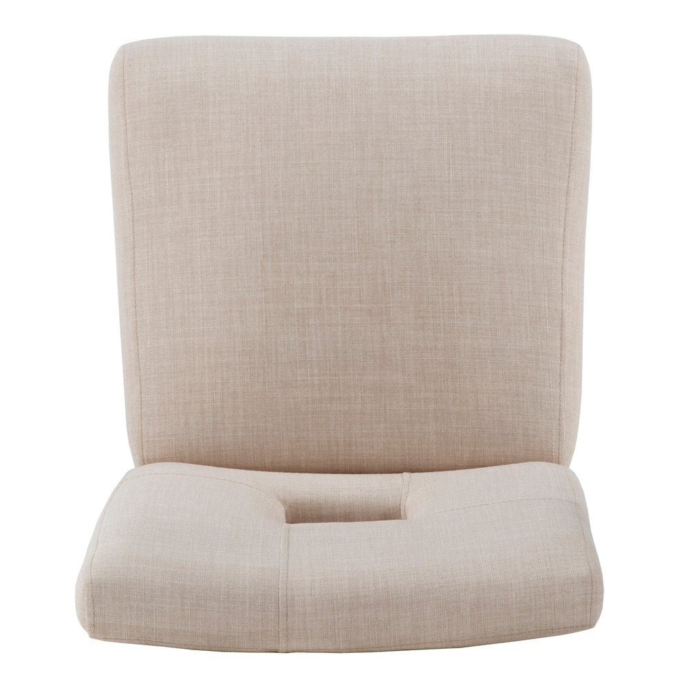 Keyhole Back Dining Chairs (Set of 2) - Beige Linen