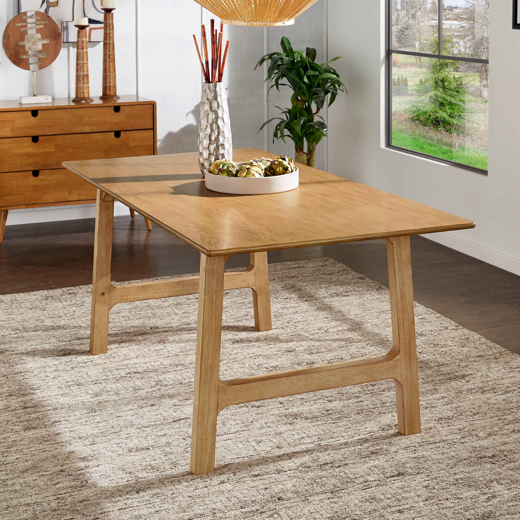 Light oak discount small dining table