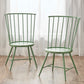 High Back Windsor Classic Dining Chairs (Set of 2) - Meadow Green