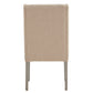 Tufted Linen Upholstered Side Chairs (Set of 2) - Beige Linen