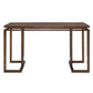 Rectangular Counter Height Dining Table - With One Storage Cabinet