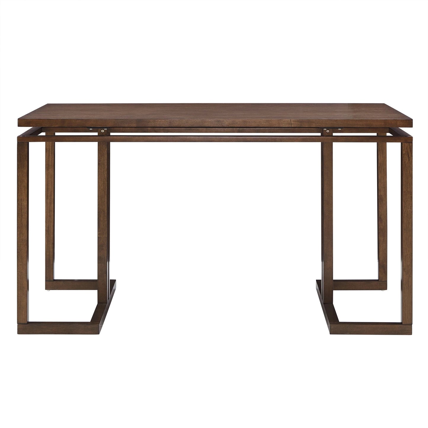 Rectangular Counter Height Dining Table - With One Storage Cabinet