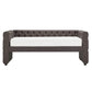 Tufted Nailhead Daybed - Dark Gray Linan, No Trundla