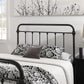 Graceful Lines Victorian Metal Bed - Black Finish, Full Size (Full Size)