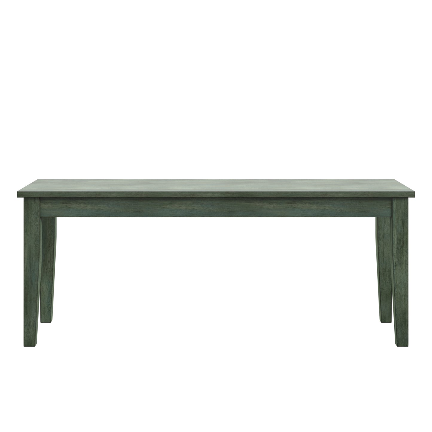 Wood Dining Bench - Antique Sage Finish