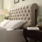 Rolled Top Tufted Chesterfield Headboard