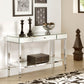 Mirrored 1-Drawer TV Stand - Chrome