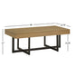 Wood Finish Tables with Drawers - Black Finish, End Table and Coffee Table Set